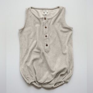 The Simple Folk The Journey Romper Ecru